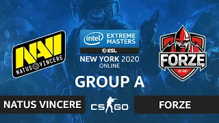 CS:GO - Natus Vincere vs forZe [Dust2] Map 2 - IEM New York 2020 - Group A - CIS