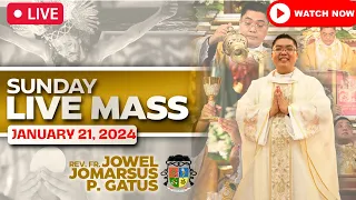 SUNDAY FILIPINO LIVE MASS TODAY II FEAST STO. NINO II JANUARY 21, 2024 II FR. JOWEL JOMARSUS GATUS