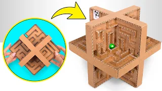 Make A Marble Labyrinth And Enjoy The Game