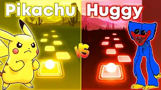 Pikachu vs Huggy Wuggy | Tiles Hop EDM Rush