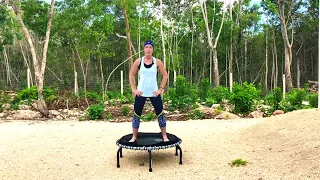 15 Min Low Impact/Beginners Rebounding workout to Build Confidence on a Jumpsport Fitness Trampoline