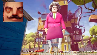 Hello Neighbor - My New Neighbor Big Scary Teacher 3D Act 3 Gameplay Walkthrough