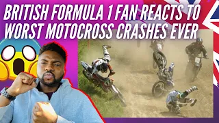 🇬🇧  BRITISH Formula 1 Fan Reacts To The Worst Motocross Crashes EVER