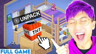 LANKYBOX Playing UNPACKING!? (FULL GAME PLAY)