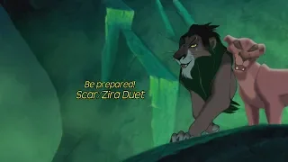 Be Prepared ♥ Scar And Zira Duet ♥ The Lion King