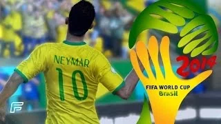 Neymar Jr. - All 4 Goals In 2014 World Cup: Brazil (FIFA Remake)