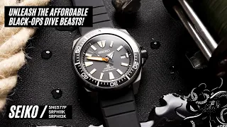 Seiko unleashes a Black-Ops style Tuna, Monster & Samurai, all sub $650USD. Which do you pick?