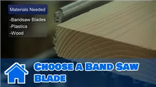 Band Saws : How to Choose a Band Saw Blade