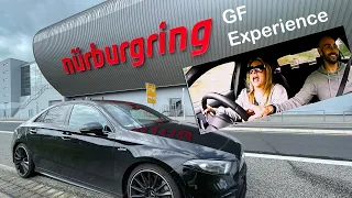 GF’s first Nurburgring lap, plenty of nervous laughing.