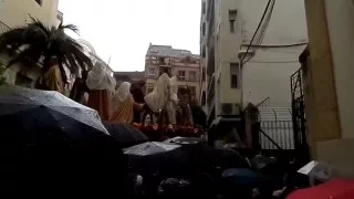 'La Borriquita' entrando en el Góngora, Córdoba, Domingo de Ramos 2016