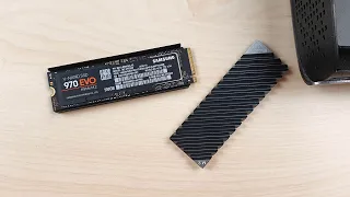 Efficient cooling M2 SSD disc with a radiator Jonsbo