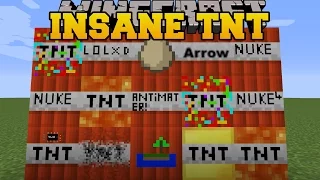 Minecraft: INSANE TNT (GIANT EXPLOSIONS, BLOCK BOMBS, & MORE!) Mod Showcase