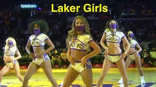 Laker Girls (Los Angeles Lakers Dancers) - NBA Dancers - 10/3/2021 4th QTR dance performance