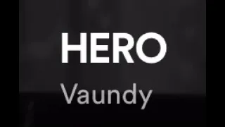 HERO/Vaundy/only audio