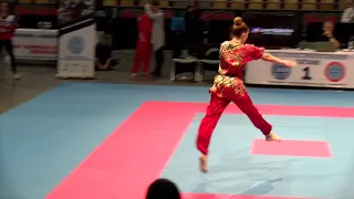 Viktoryia Mikhailava Open Hand Soft Style WAKO European Championships 2018