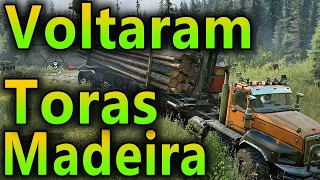 SnowRunner Toras de Madeira Voltaram Corte da Live - Versão de Testes