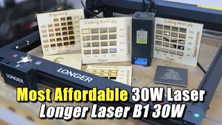 Affordable 30W Laser | Assembly Plus Detailed Testing of Longer Laser B1 30W