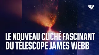 Le télescope James Webb dévoile un cliché fascinant d'un sablier de poussières autour d'une étoile