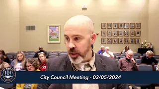 City Council Meeting - 02/05/2024