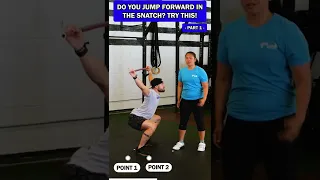 Jump forward in the snatch?! Try this! #shorts