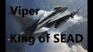 DCS | F16 Viper shows off SEAD & Air to Air Capabilities| Fox 3 Managed Solutions | #DCS |