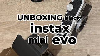 Unboxing Instax Mini Evo Black Hybrid Instant Camera | Part 1 | Review