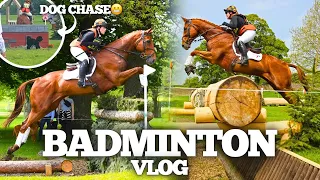 DONUT GOES TO BADMINTON! - BE100 Grassroots Champs Vlog - My £1 horse at his biggest event ever!