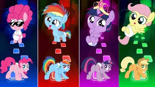 Baby Mlp = Little Pony - Twilightsparkle - Rainbow Dash - Fluttershy Song TilesHopEDMRush #mlp
