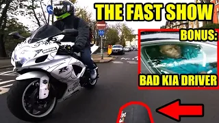 Race: Bike Vs Cyclist + bonus Footage: Bad Kia Driver