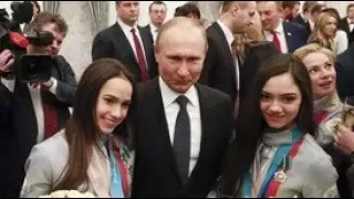 Путин вручил награды российским олимпийцам‍