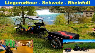 Liegeradtour zum Rhein / Schweiz - Rheinfall / Trike Tour