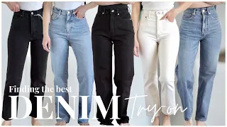 FINDING THE BEST JEANS 15 PAIRS | ARITZIA, EVERLANE, REFORMATION