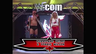Hurricane Helms and Torrie Wilson Entrance Raw 7/30/2001