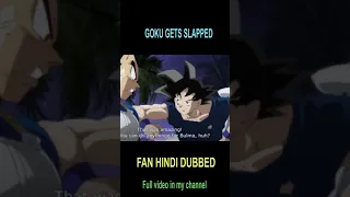 Goku Gets Slapped - FUNNY FAN HINDI DUBBED #shorts