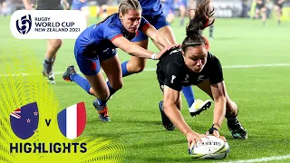 Last Minute DRAMA in New Zealand v France Semi Final! | RWC2021 Highlights