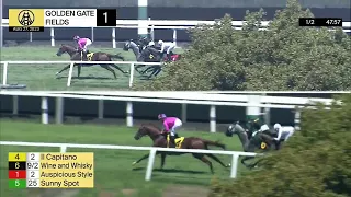 Golden Gate Fields Carrera 1 - 27 de Agosto 2023