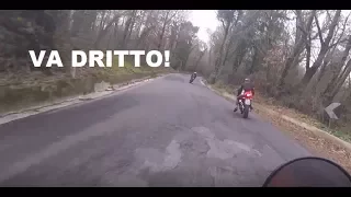 NICOLO' VA DRITTO |Lago di Albano| +CRASH [Aprilia 2 Stroke puresound]