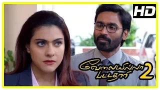 Dhanush New Movie 2017 | VIP 2 Scenes | Dhanush wins a project over Kajol | Amala Paul