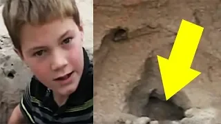 11 Jähriger Junge findet etwas lebendiges im Sand begraben. Du wirst nicht glauben was es ist 😧