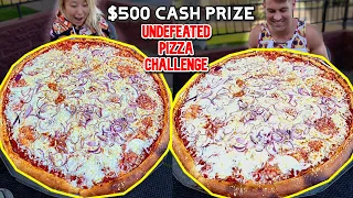 $500 CASH PRIZE UNDEFEATED PIZZA CHALLENGE in Pheonix, AZ at Maya Pizza!!! #RainaisCrazy