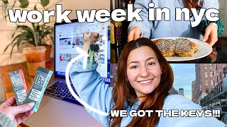 work week in my life working a 9-5 job in nyc + LET THE MOVING VLOGS BEGIN!!!