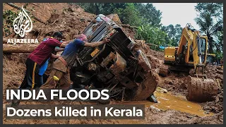 At least 35 killed by floods, landslides in India’s Kerala state