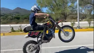 De ruta por la sierra de badiraguato en compañía de mi compa neto cross 🔥🍀