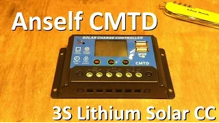 Anself CMTD 3S Lithium Solar Charge Controller - 12v Solar Shed