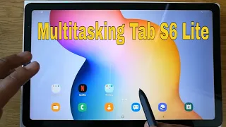 Samsung Galaxy Tab S6 Lite Multitasking Feature - Split Screen