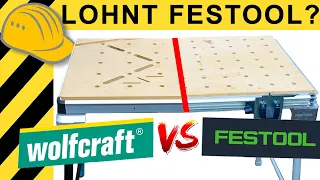 300€ WOLFCRAFT BESSER ALS 600€ FESTOOL MFT? WERKTISCH TEST | WERKZEUG NEWS #105