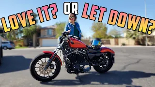 Love It or Let Down? FIRST Ride Harley Iron 883 Sportster - A Beginner's Impression