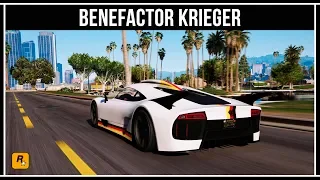 GTA Online: Обзор нового суперкара Benefactor Krieger