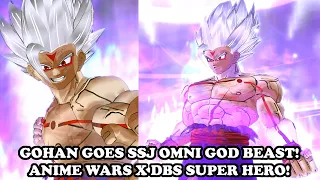 GOHAN SSJ OMNI GOD BEAST! THE ULTIMATE POWER (Anime Wars & Super Hero)! Dragon Ball Xenoverse 2 Mods