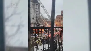 Brooklyn fire: More than a dozen rescued from burning apartment building in Williamsburg